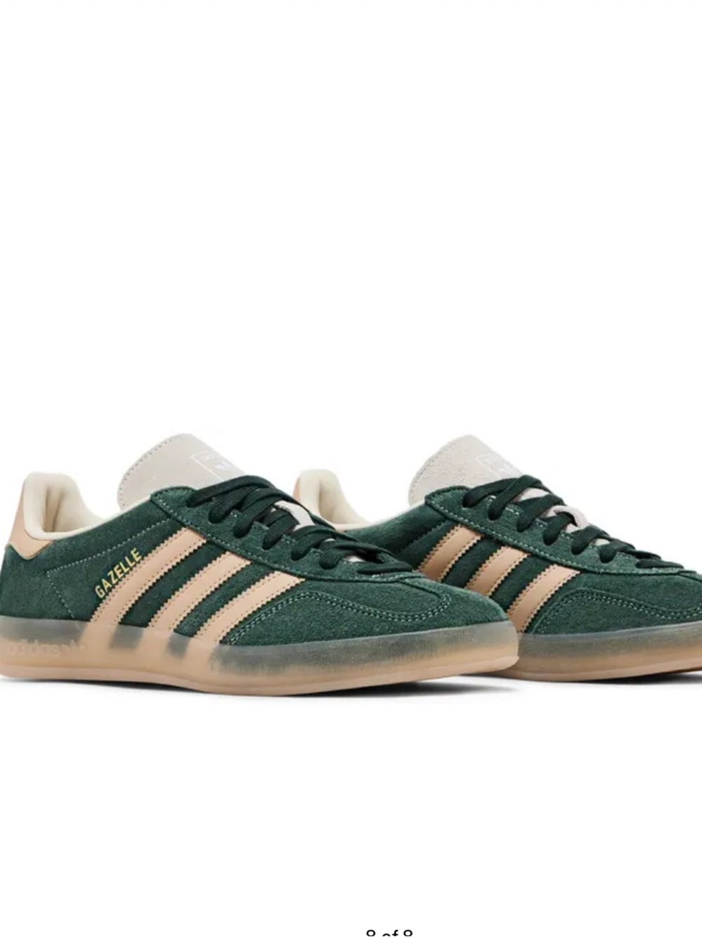 adidas Gazelle Sneakers in Green and Beige Suede! New in box ! M 9.5 W 10.5